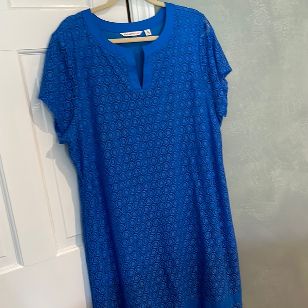 Isaac Mizrahi Live Blue Dress
